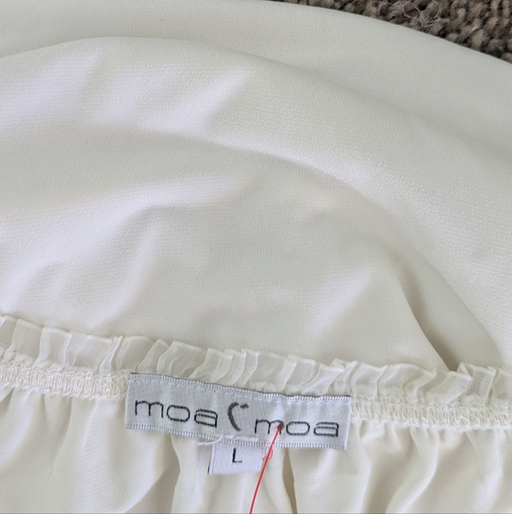 Moa Moa Y2K Milkmaid Digital Sunflower Print Blouse - Picture 9 of 9